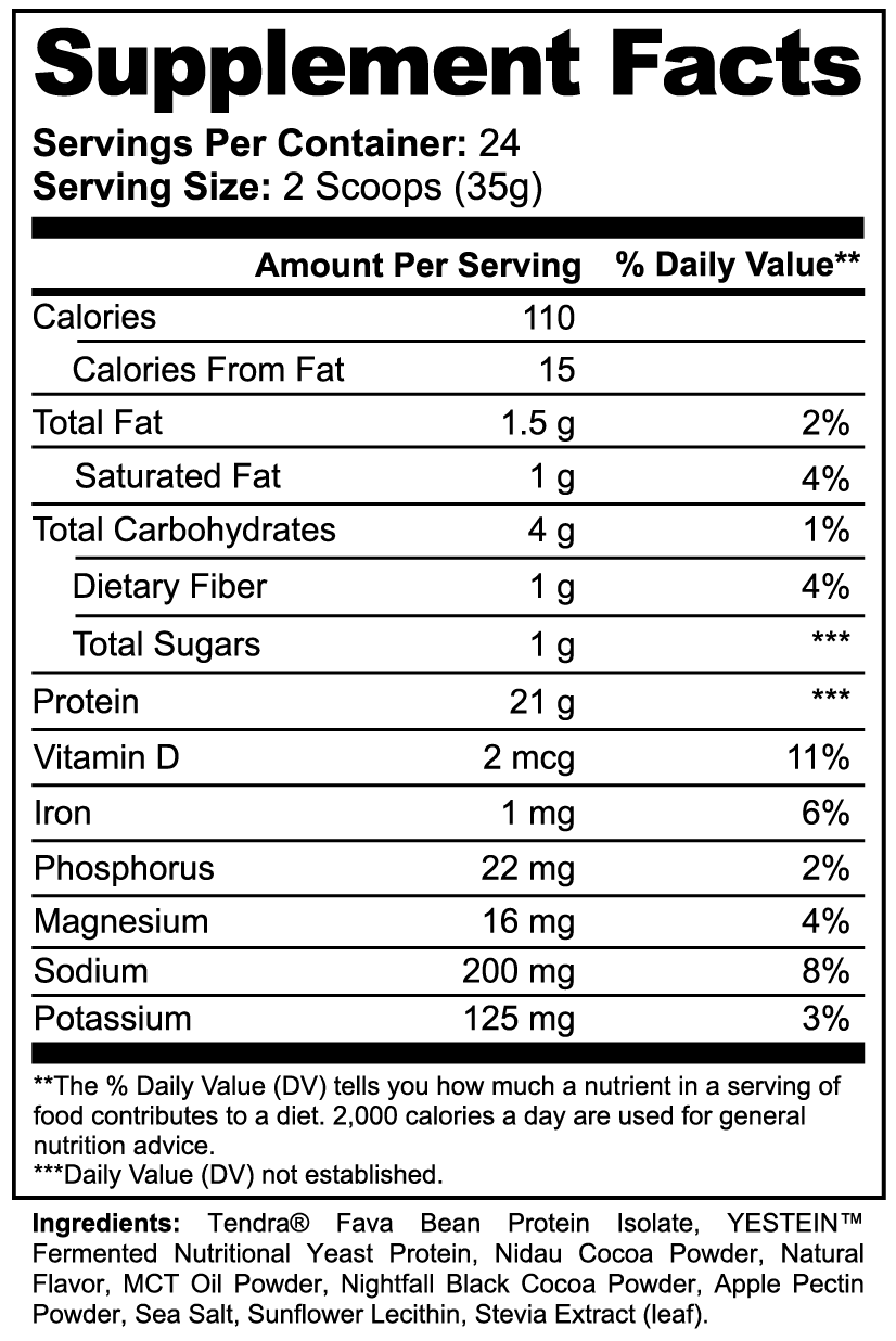Cocoa Plant Protein Powder