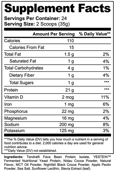 Cocoa Plant Protein Powder