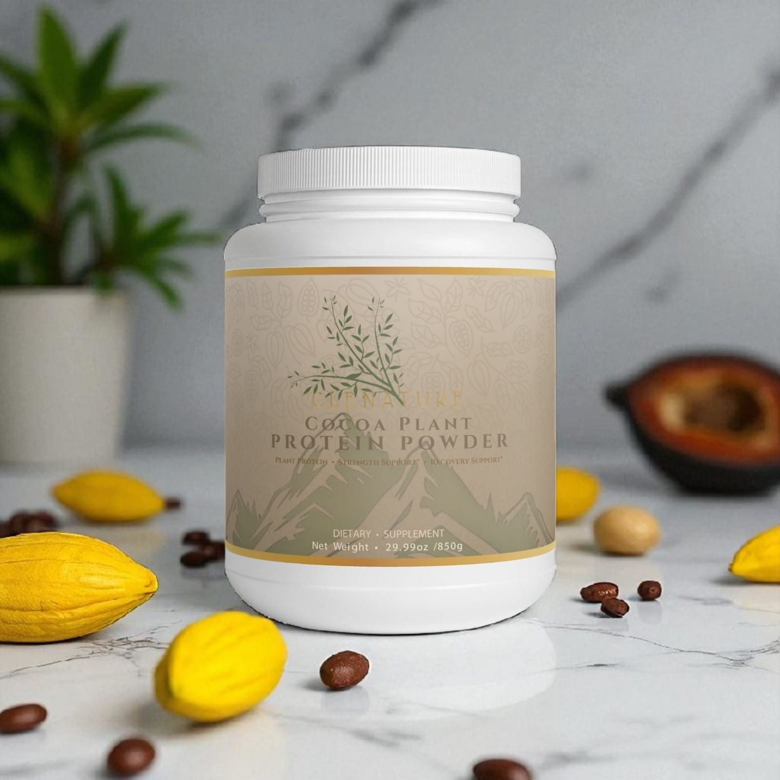 Cocoa Plant Protein Powder