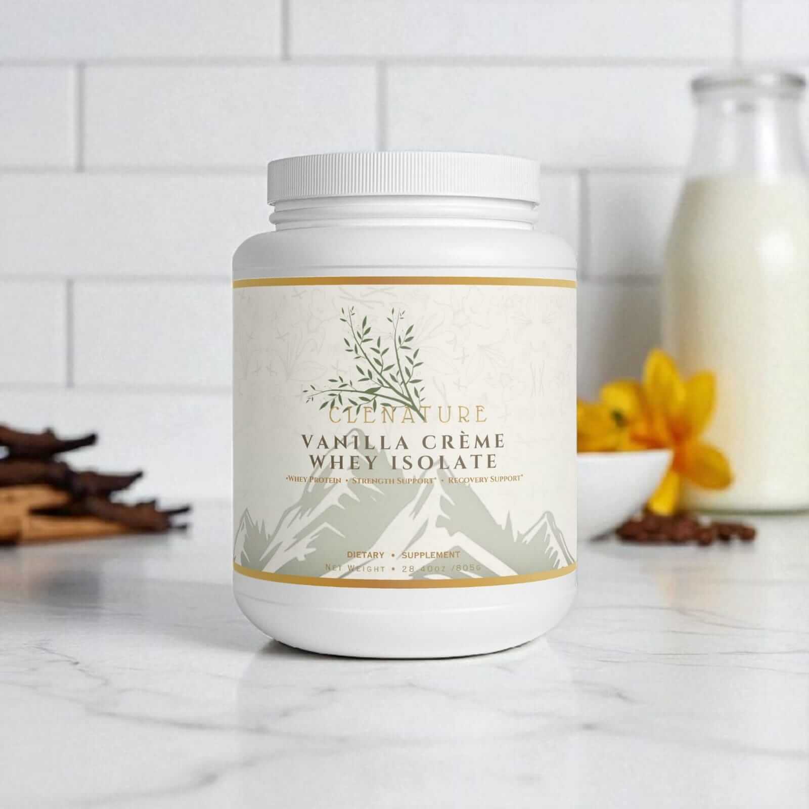 Vanilla Crème Whey Protein Isolate for muscle recovery