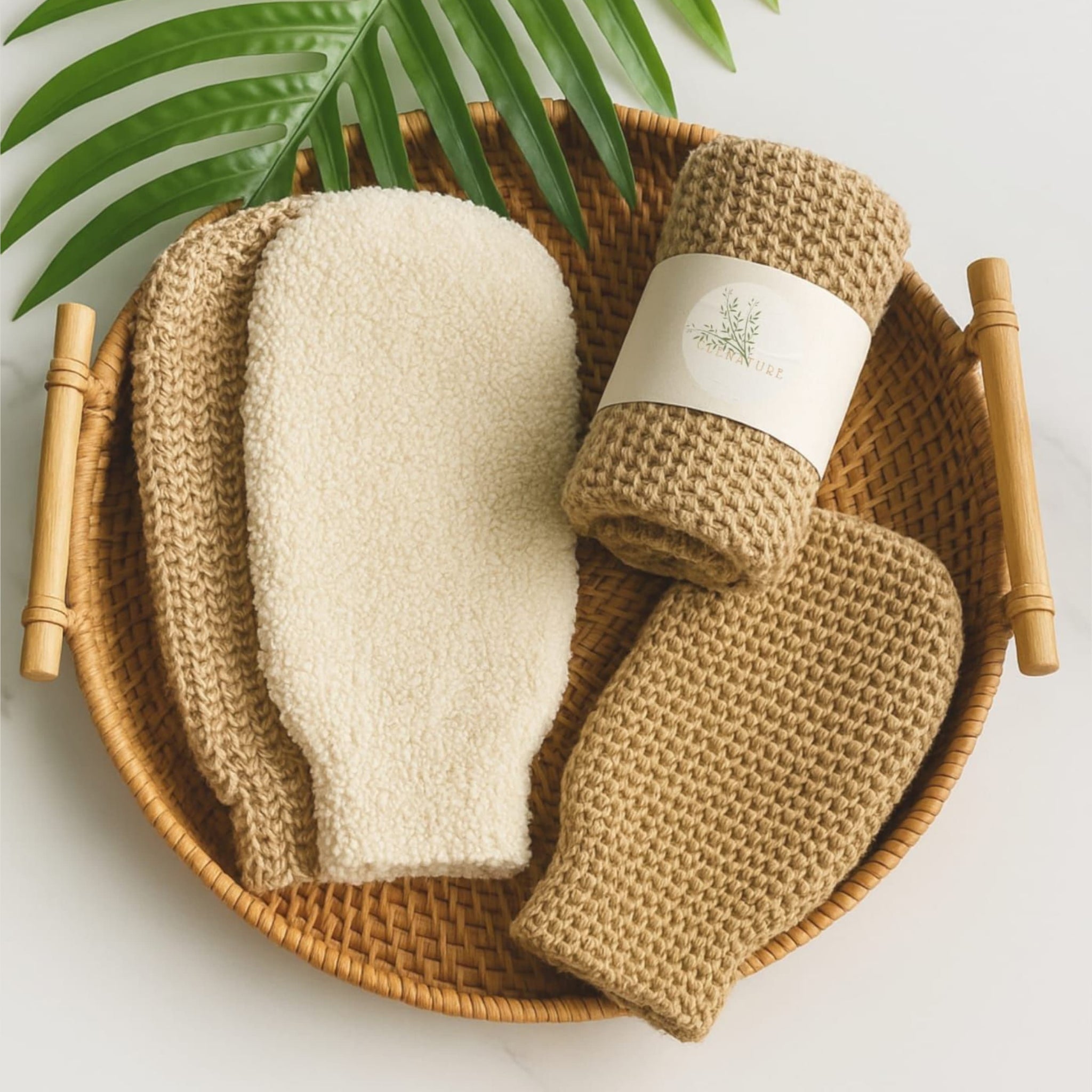Exfoliating Bath Glove Set